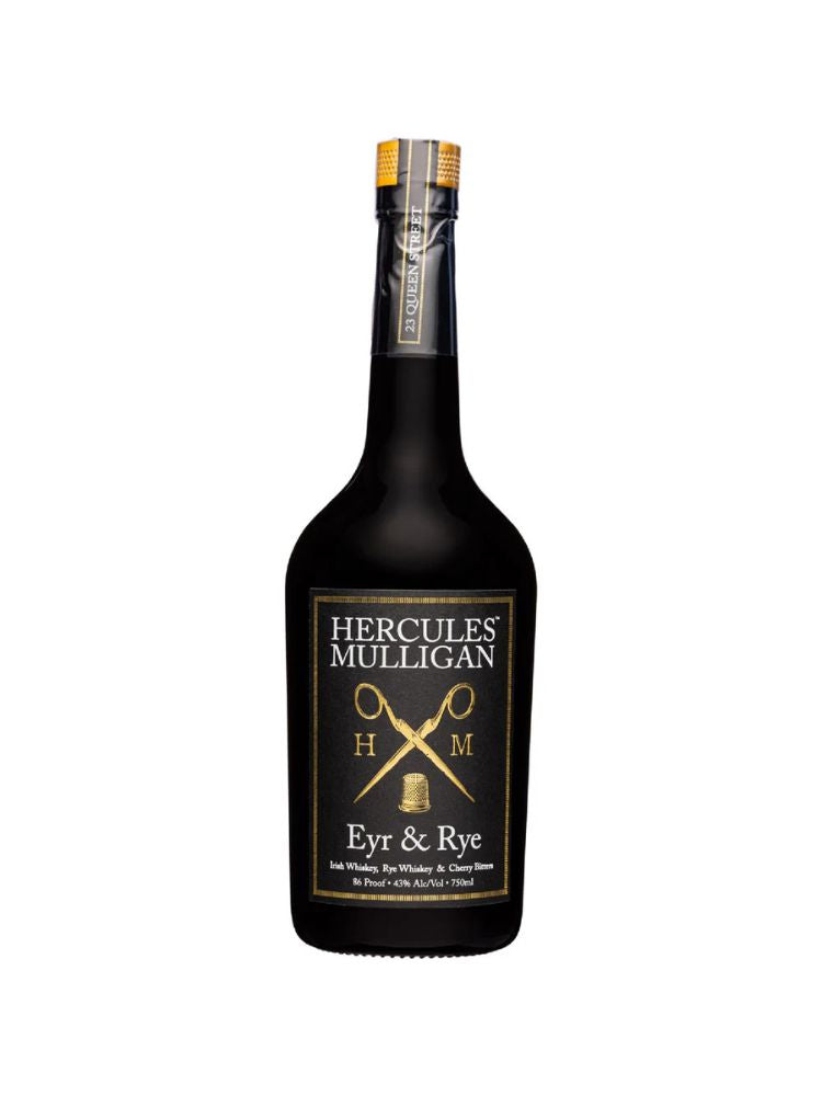 Hercules Mulligan Eyr &amp; Rye Whiskey, 750mL bottle on white background