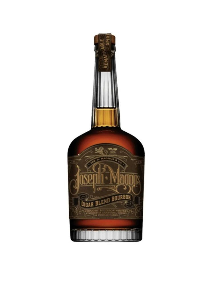 Joseph Magnus Cigar Blend Bourbon, 750mL bottle on white background