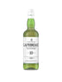 Laphroaig 10 Year Old Islay Single Malt Scotch Whisky, 750mL Bottle on White Background