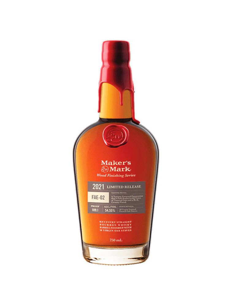 Maker’s Mark FAE-02 Limited Edition Bottle on White Background