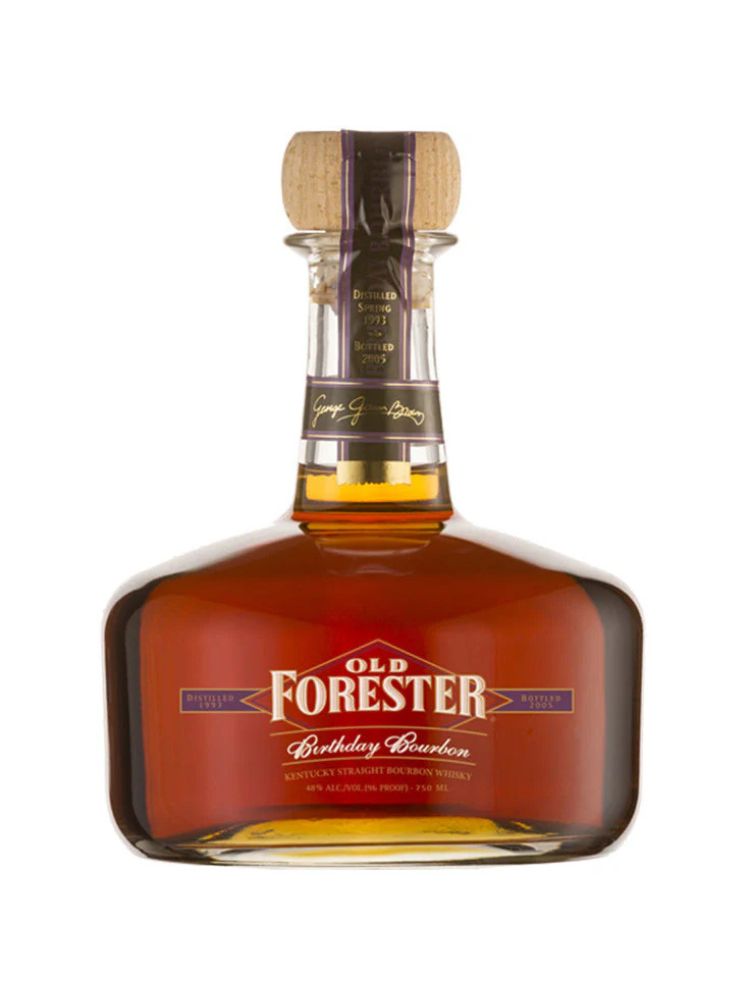 Old Forester Birthday Bourbon - 2005 Release, 750mL bottle on white background