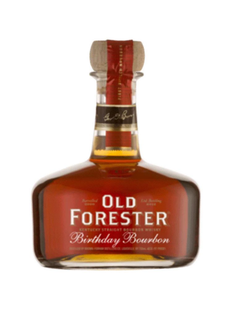 Old Forester Birthday Bourbon - 2008 Release, 750mL bottle on white background