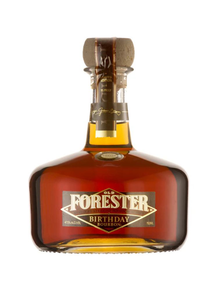 Old Forester Birthday Bourbon - 2010 Release, 750mL bottle on white background