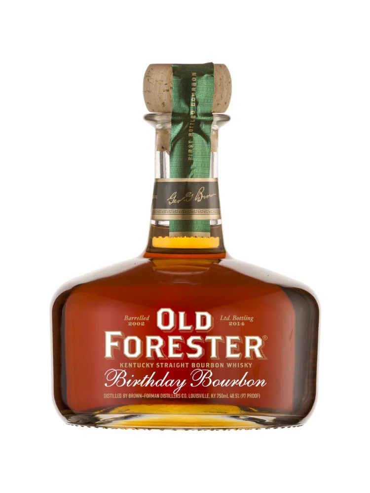 Old Forester Birthday Bourbon - 2014 Release, 750mL bottle on white background