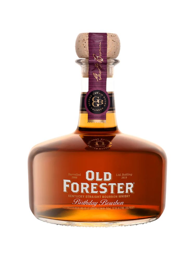 Old Forester Birthday Bourbon - 2019 Release, 750mL bottle on white background