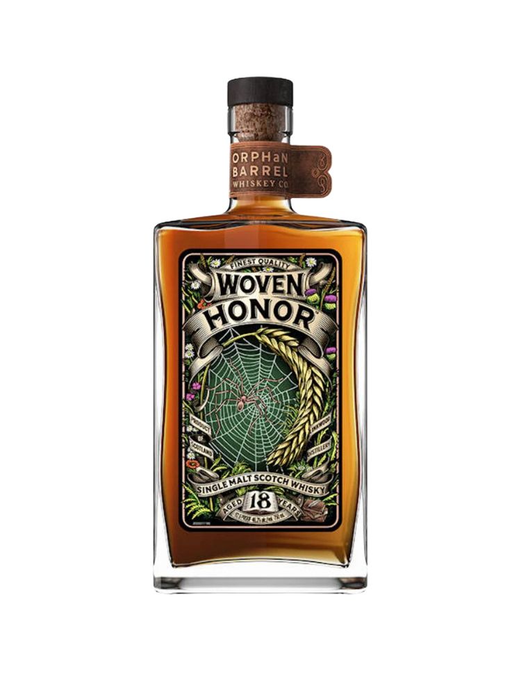 Orphan Barrel Woven Honor 18 Year Old, 750mL Bottle on White Background