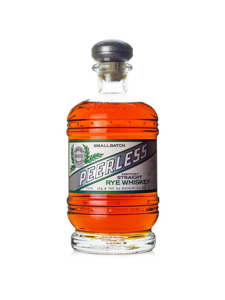 Peerless Small Batch Barrel Proof Kentucky Straight Rye Whiskey, 750mL bottle on white background