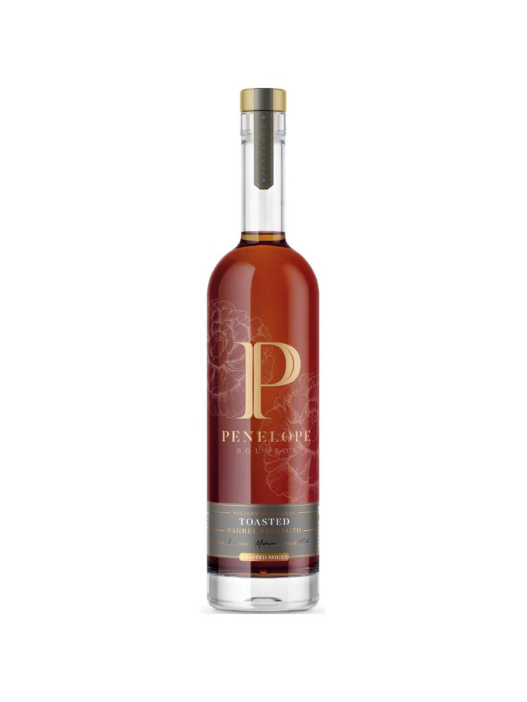 Penelope Toasted Series Rye Whiskey, 750mL bottle on white background