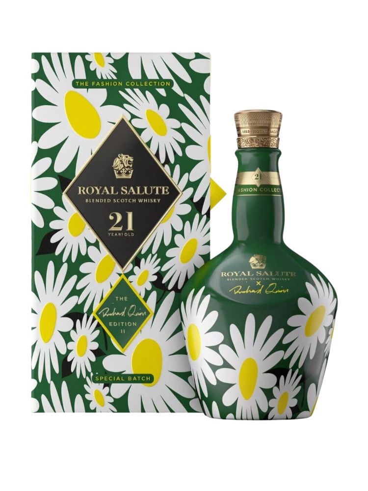 Royal Salute x Richard Quinn Daisy Fashion Edition II, 700mL Bottle on White Background