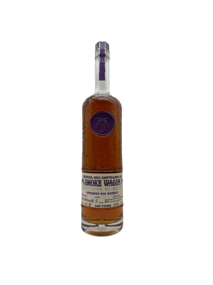 Smoke Wagon Private Barrel 5 Year Old Rye Whiskey &quot;California 