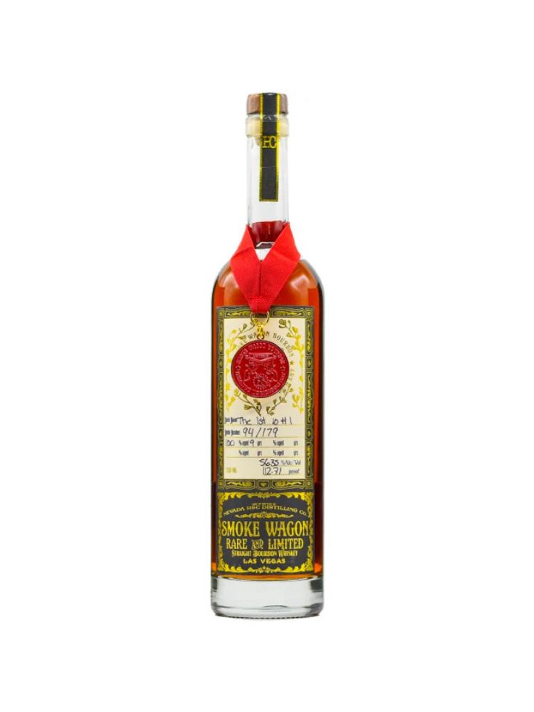 Smoke Wagon Rare &amp; Limited The 1st 10 bottle on white background