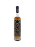 Smoke Wagon Straight Bourbon Whiskey bottle on white background