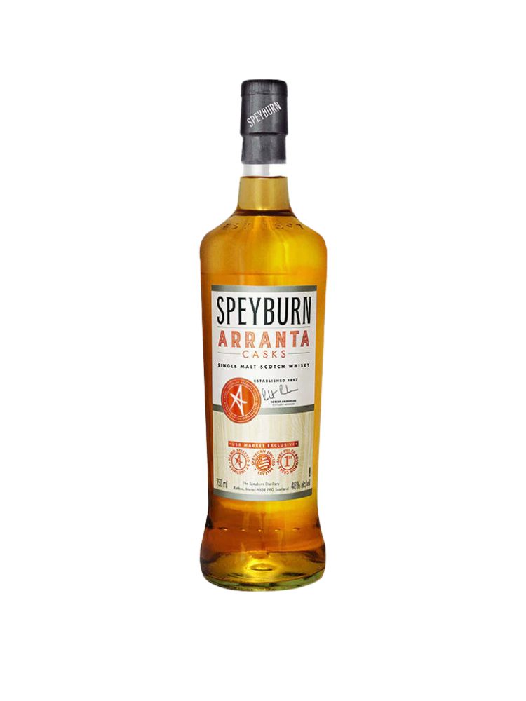 Speyburn Arranta Casks, 750mL Bottle on White Background