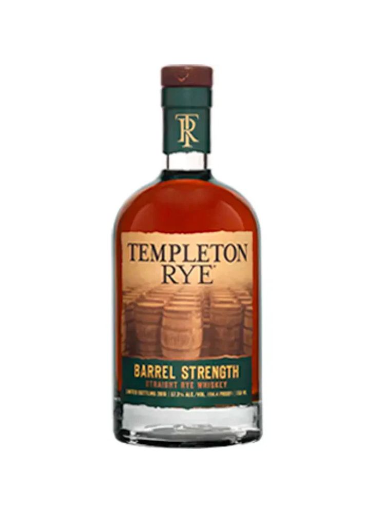 Templeton Rye Barrel Strength, 750mL bottle on white background.