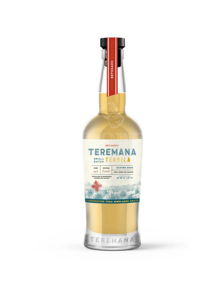 Teremana Reposado Tequila, 750mL bottle on white background.