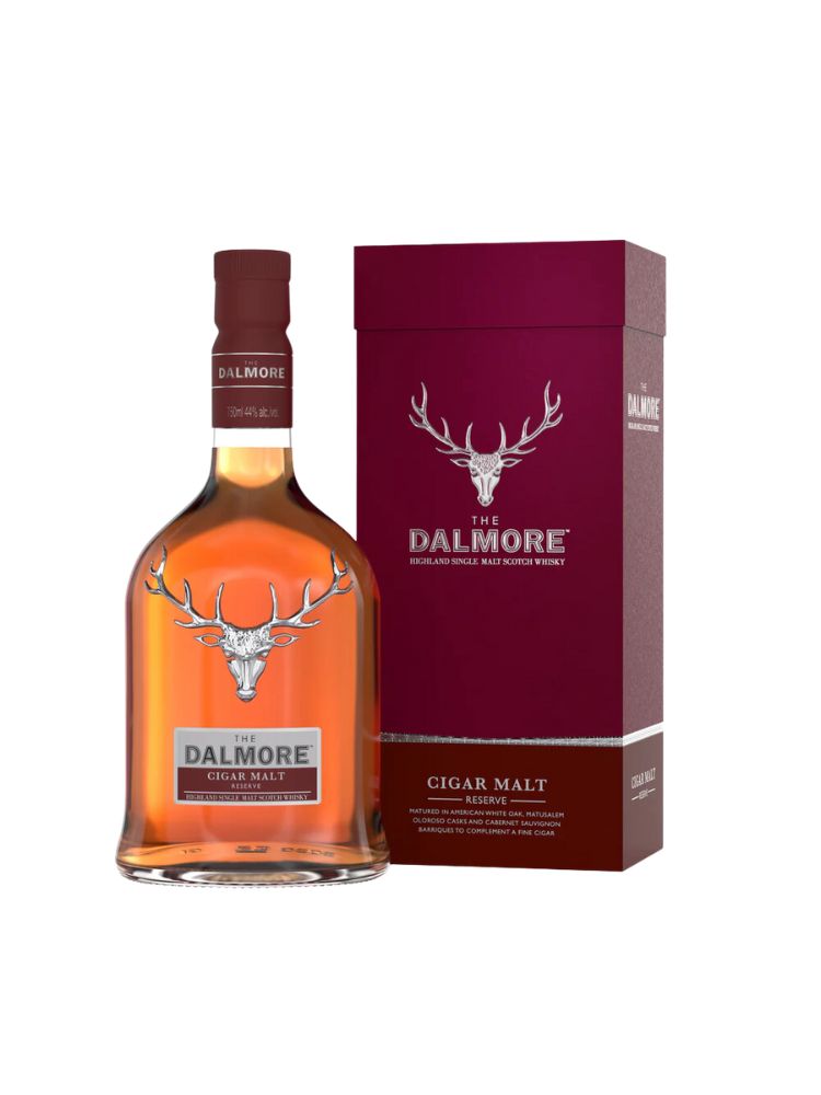 The Dalmore Cigar Malt Reserve Single Malt Scotch Whisky, 750mL Bottle on White Background