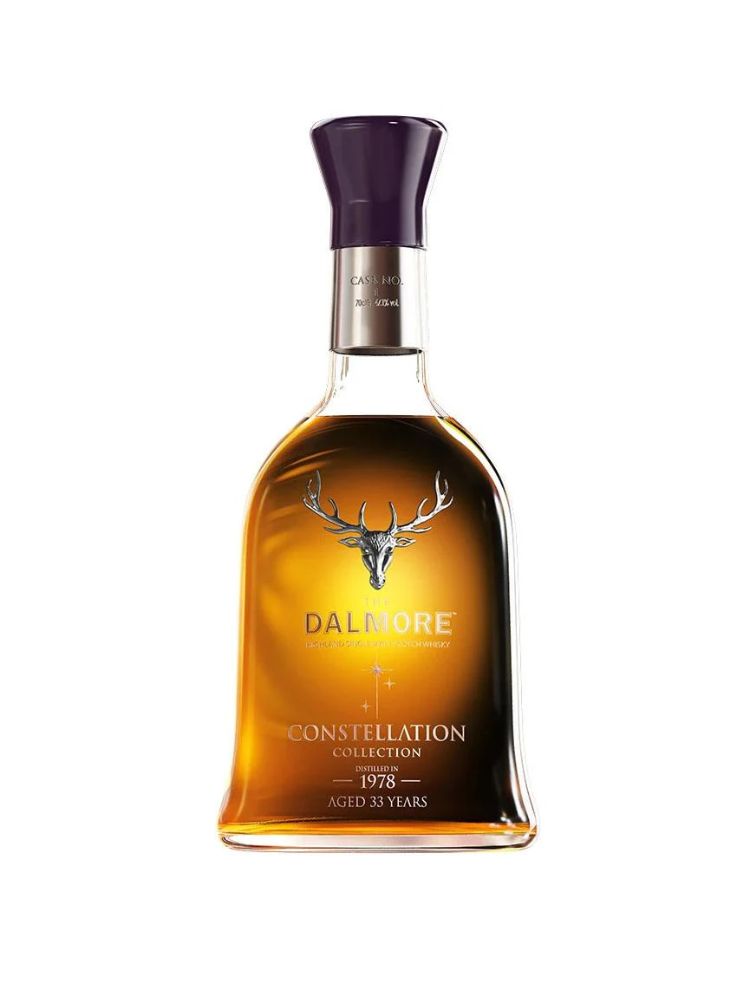 The Dalmore Constellation Collection 1978, Cask No. 1 Single Malt Scotch Whisky, 750mL bottle on white background.