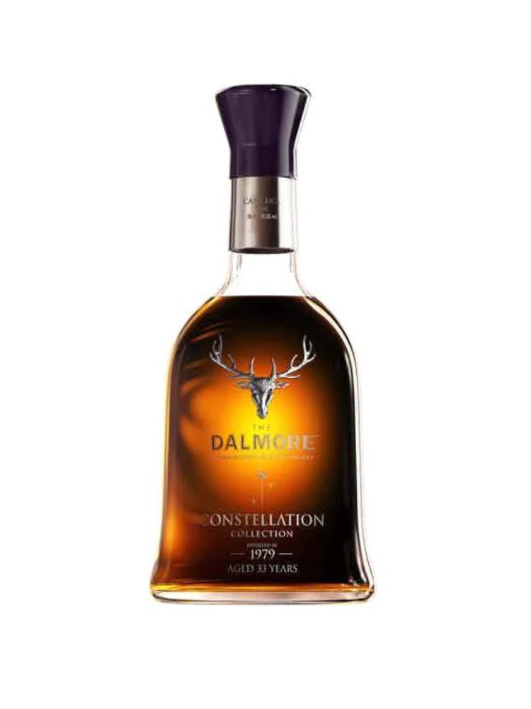The Dalmore Constellation Collection 1979, Cask No. 594 Single Malt Scotch Whisky, 750mL bottle on white background.