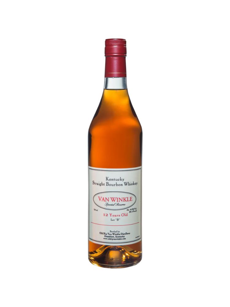 Van Winkle Special Reserve 12 Years Old Lot B, 750mL bottle on white background