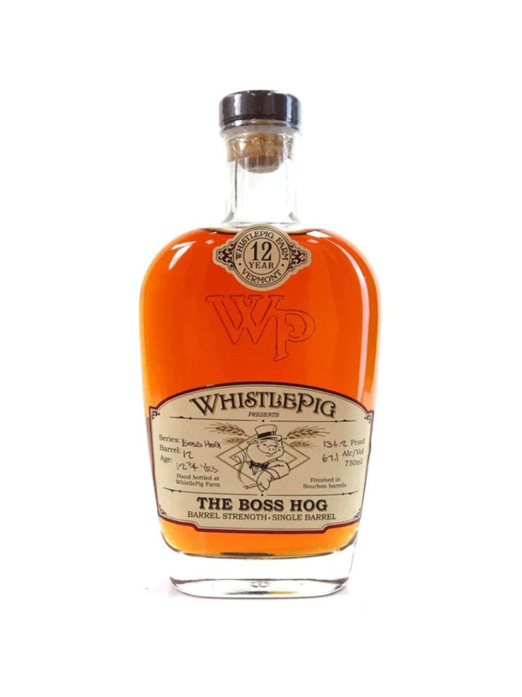 WhistlePig The Boss Hog Single Barrel 1st Edition Straight Rye, 750mL
